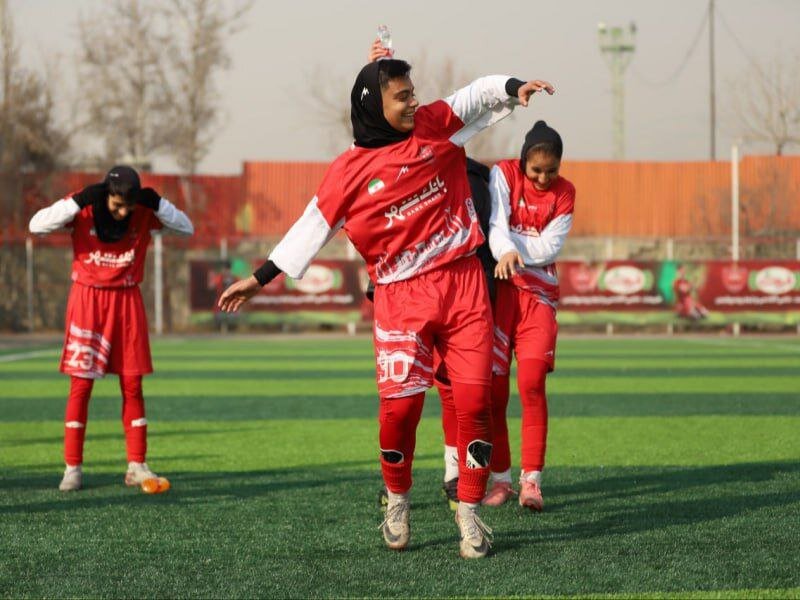 عکس | شادی خاص کنعانی‌زادگان در تیم زنان پرسپولیس!