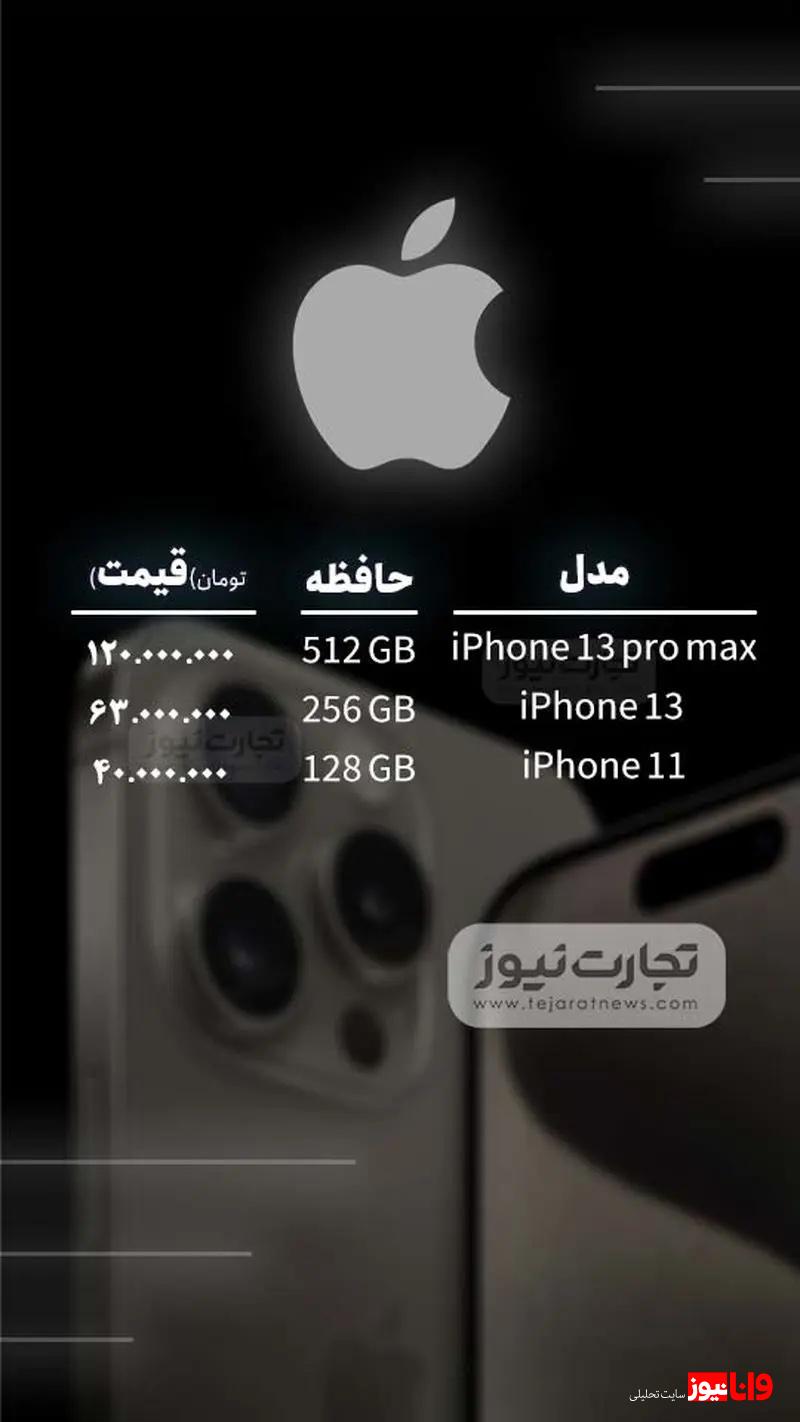 قیمت گوشی موبایل امروز ۱ بهمن ۱۴۰۳ + جدول قیمت گوشی موبایل امروز ۱ بهمن ۱۴۰۳ + جدول