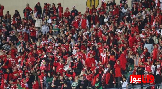 تیپ و آرایش سرخپوستی دختر پرسپولیسی در آزادی+عکس