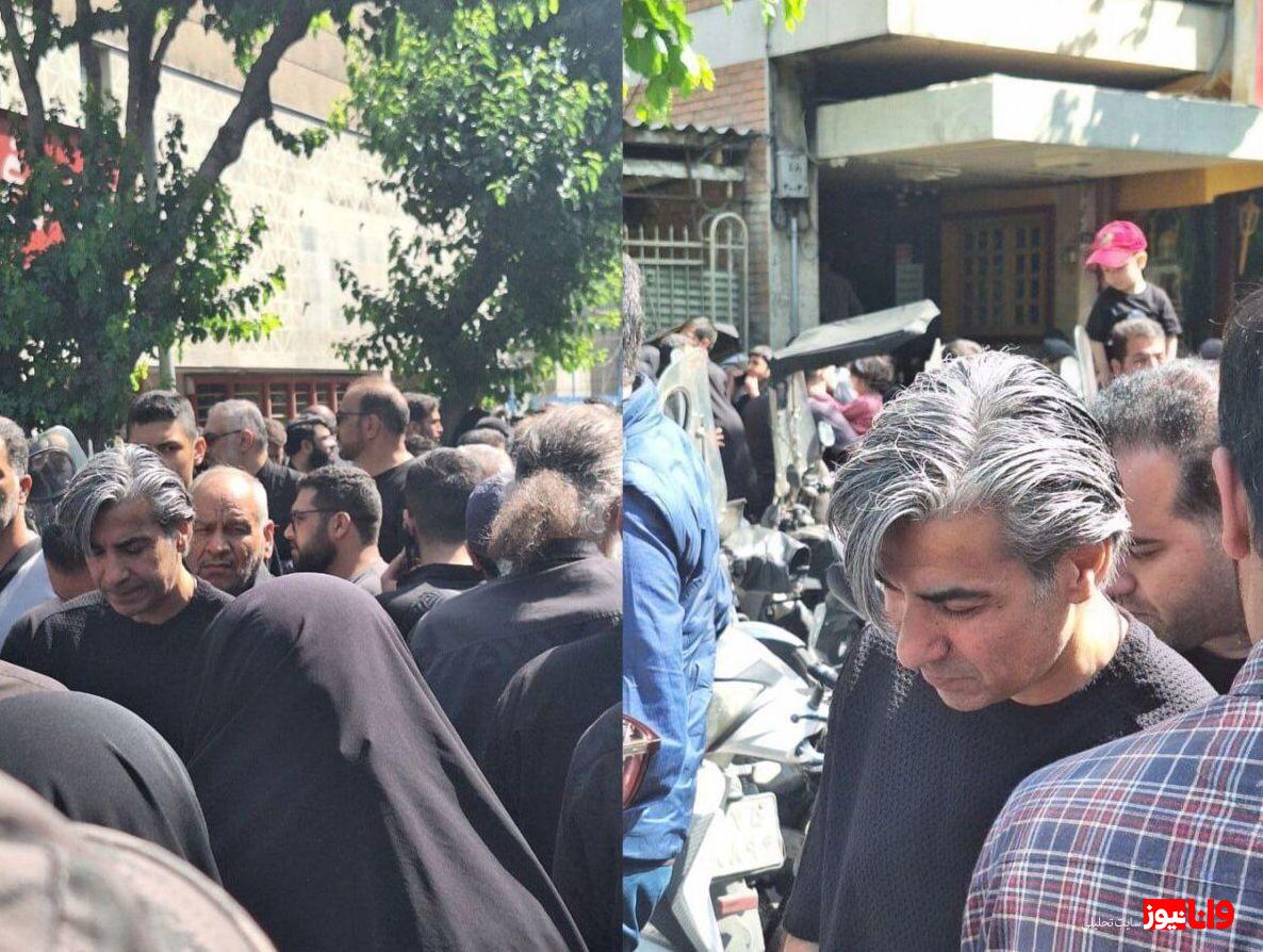 وحید شمسایی در مراسم تشییع پیکر ابراهیم رئیسی+عکس