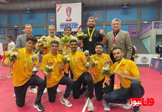 دو طلا حاصل تلاش تیم‌های سپک تاکرا ایران