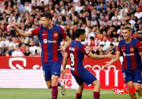 پیروزی بارسلونا در آخرین حضور ژاوی روی نیمکت