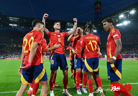 کامبک ماتادوری با فوتبال زیبا  اسپانیا به آلمان رسید!