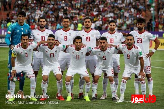 تیم ملی ایران فوتبال ایران سقوط کرد +عکس