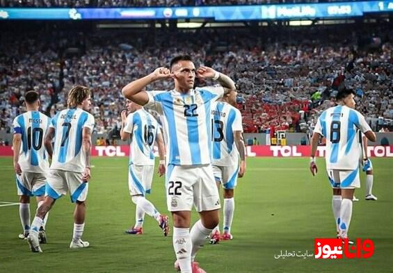 آرژانتین با شکست شیلی صعود کرد