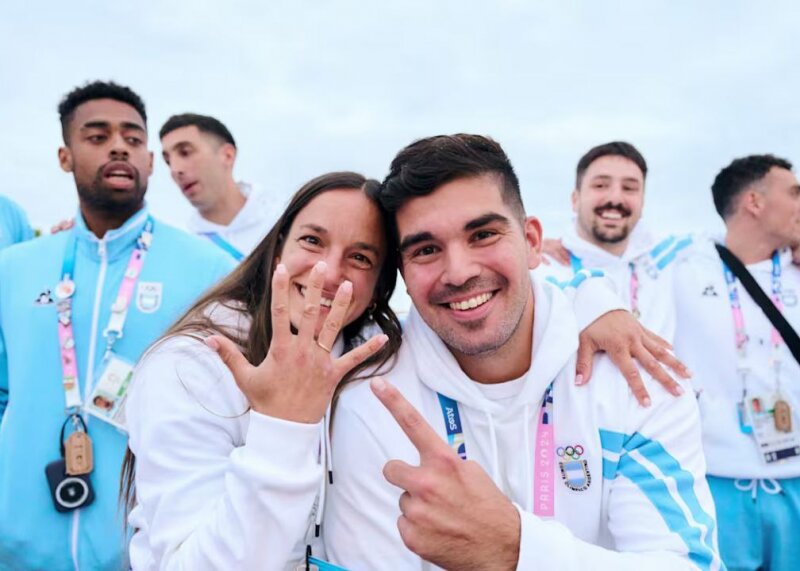 عکس | اولین ازدواج در المپیک پاریس!