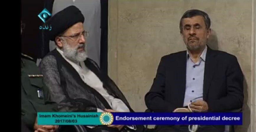 احمدی نژاد مراسم تنفیذ پزشکیان را تحریم کرده بود؟ /عکسی از آخرین حضور در مراسم تنفیذ
