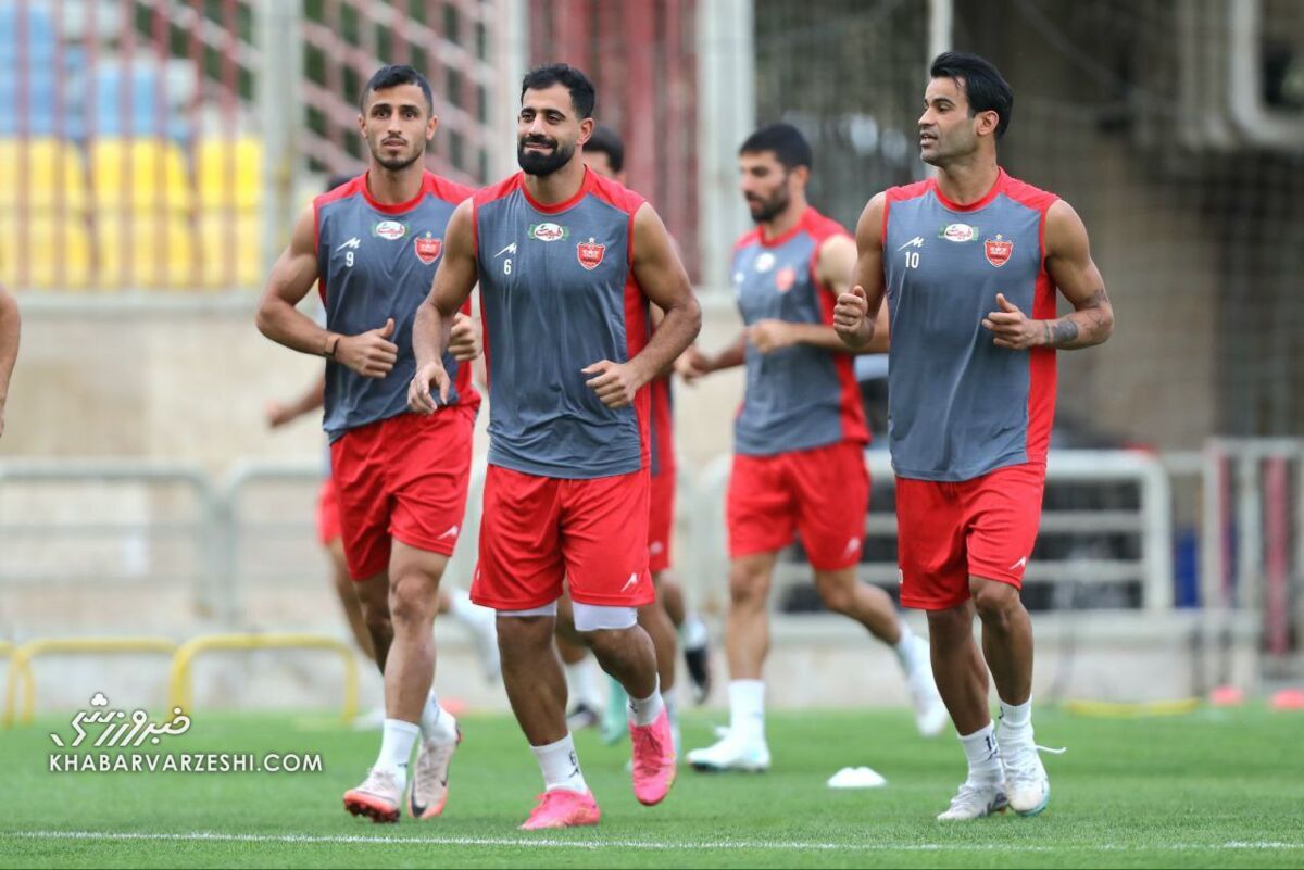 پرسپولیسی‌ها تمرین کردند و به هتل رفتند +عکس