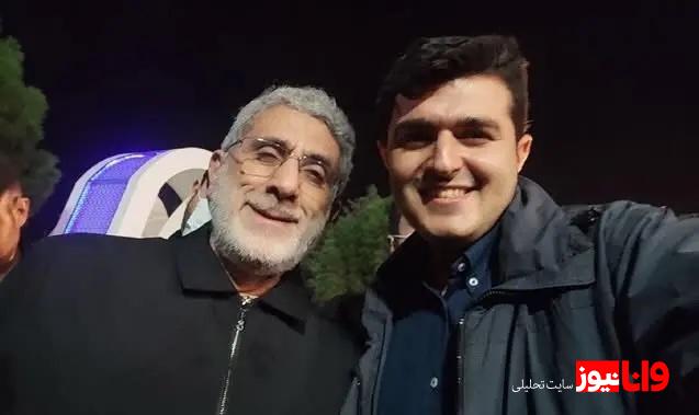 عکس سلفی خبرنگار با سردار قاآنی، زنده و صحیح سالم است عکس سلفی خبرنگار با سردار قاآنی، زنده و صحیح سالم است