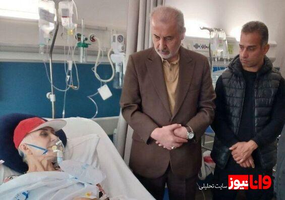 عیادت پرسپولیسی‌ها از هوادار متعصب +عکس