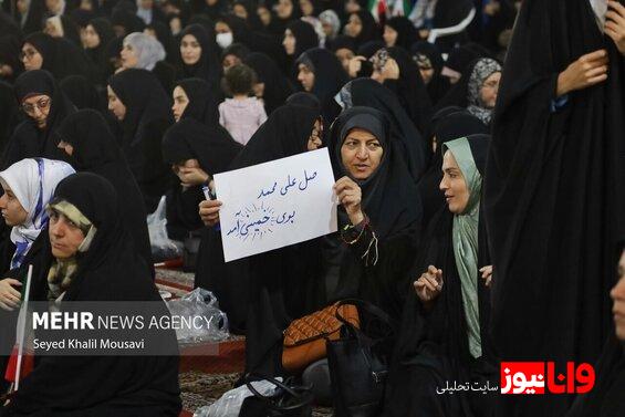 تصاویری از اجتماع «زنان مقاومت، دختران حاج قاسم» در اهواز/ دختر امام خمینی هم به همایش رفت