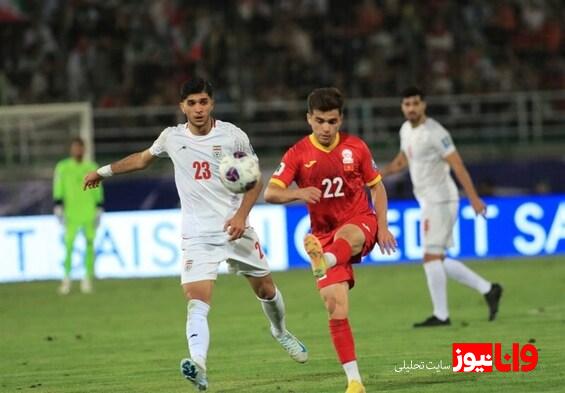 ایران برابر قرقیزستان سفید می‌پوشد