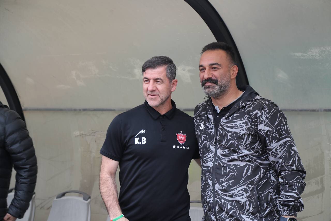 عکس | کریم باقری در کنار بچه&zwnj;غول استقلالی&zwnj;ها