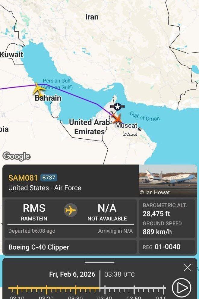 فوری/ پرواز مشکوک فرمانده سنتکام به محل مذاکرات با ایران