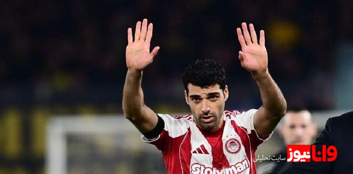 حمایت المپیاکوس از مهدی طارمی در شرایط سخت