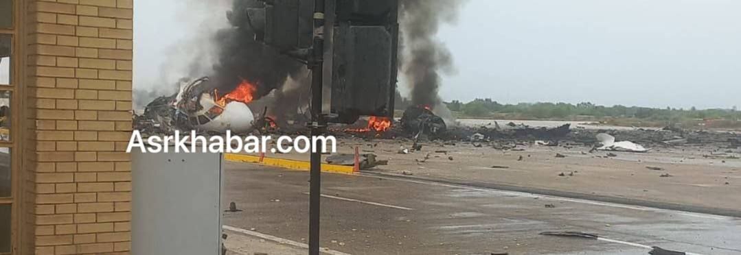 فوری/ هواپیمای ایران&zwnj;ایر در بوشهر منهدم شد+ عکس