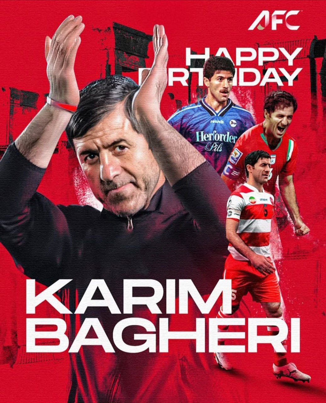 AFC کریم باقری را غافلگیر کرد!+ عکس AFC کریم باقری را غافلگیر کرد!+ عکس