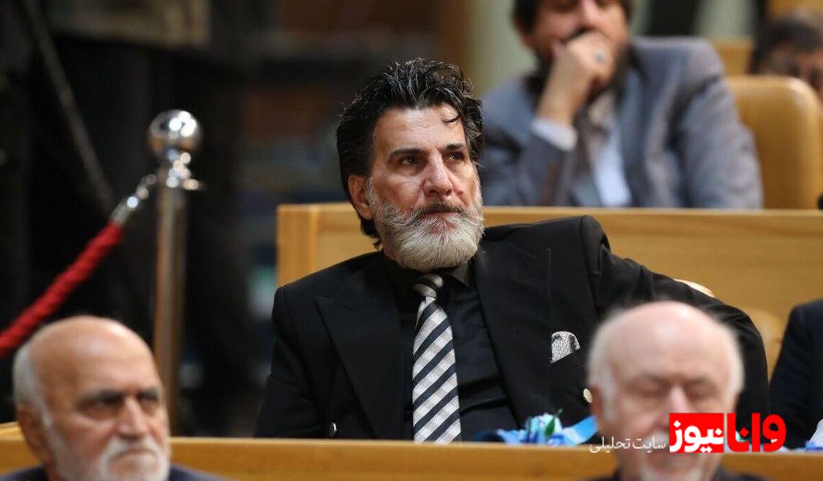 مدیران ارشد ورزشی بر بالین شاهرخ بیانی +عکس