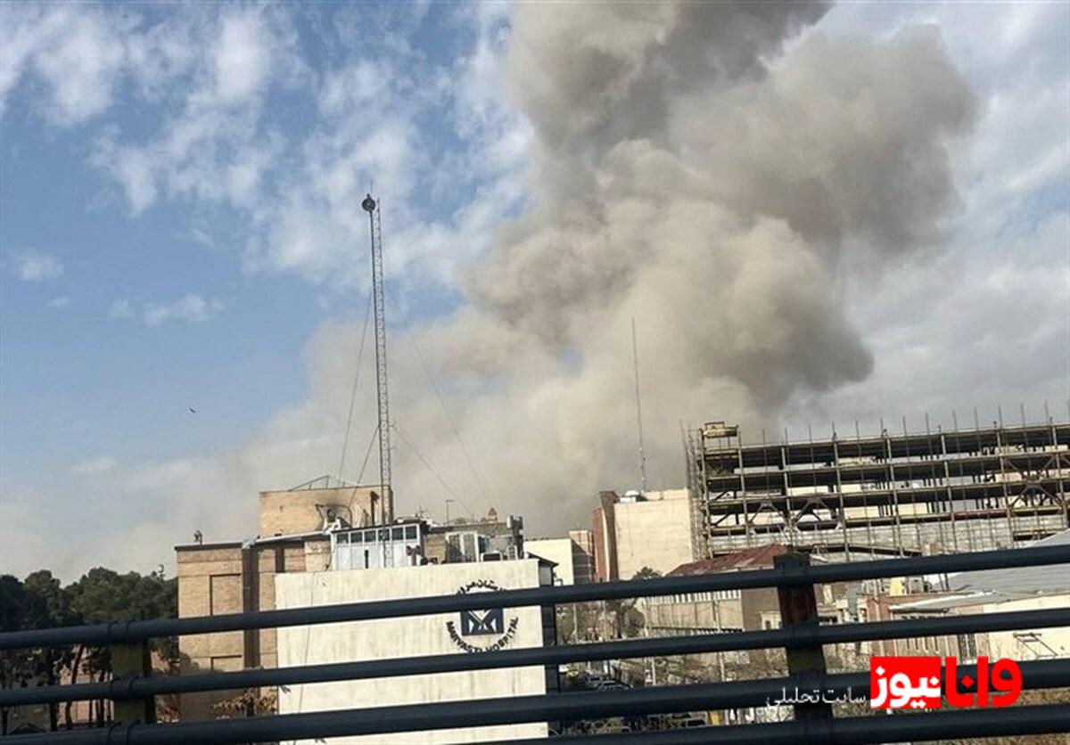 حمله موشکی اسرائیل به ساختمان رادیو دزفول