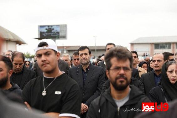 حضور وزیر ورزش و جوانان در مراسم تشییع پیکر زندهیاد بهمن صالحنیا