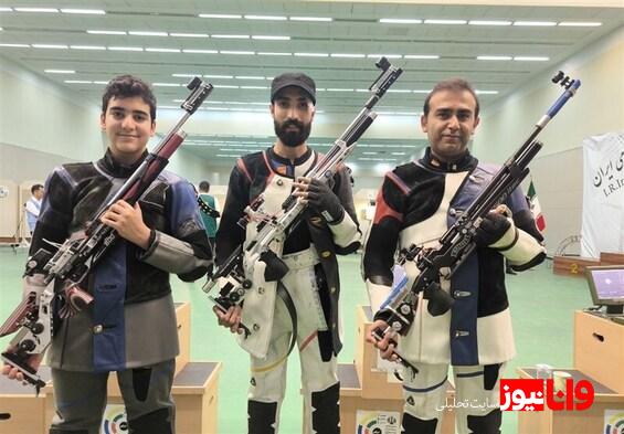 قهرمانی نکونام در مسابقات آزاد تفنگ
