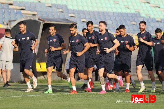 گزارش آخرین تمرین فصل پرسپولیس