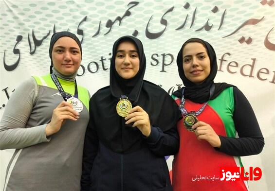 مرحله نخست مسابقات آزاد تپانچه بانوان؛ احمدی قهرمان شد