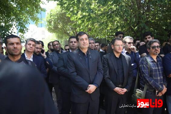 حضور وزیر ورزش و جوانان در مراسم تشییع مرحوم حمیدرضا درجاتی