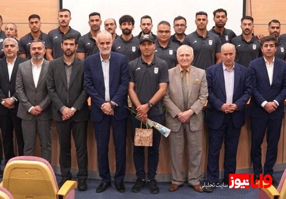 برگزاری مراسم بدرقه تیم ملی فوتبال ساحلی ایران