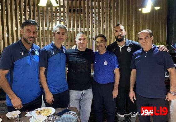 ملاقات جباری با یک دوست قدیمی+عکس