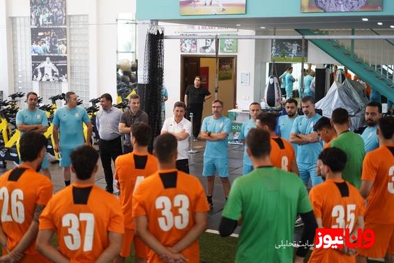 قلعهنویی در اولین جلسه تمرینی دور جدید: جوانان قدر این موقعیت و لباس را بدانند