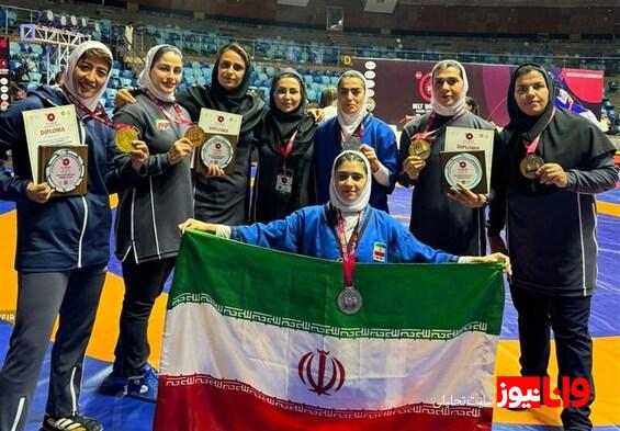 قهرمانی بانوان آلیشکار ایران در قاره آسیا