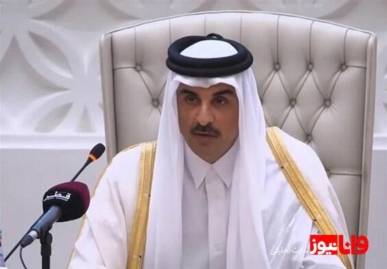 گفتوگوی تلفنی امیر قطر با ترامپ درباره تجاوز رژیم صهیونیستی