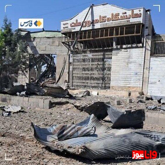 حمله به یک نمایشگاه کامیون در کرمانشاه