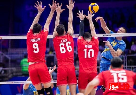 جدول لیگ ملتهای والیبال پس از پایان هفته اول+برنامه بازیها