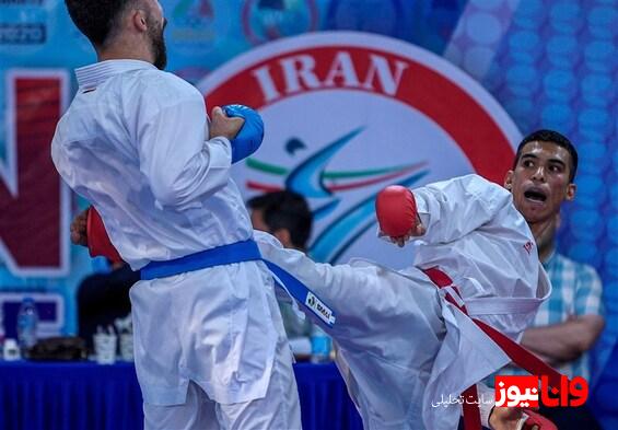 مدال نقره کاراته آسیا بر گردن مرتضی نعمتی