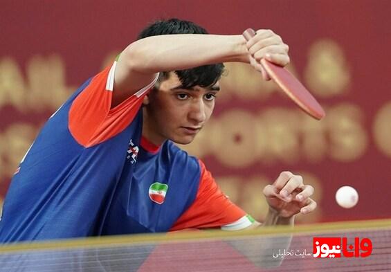 قهرمانی بنیامین فرجی در تنیس روی میز کانتندر ازبکستان