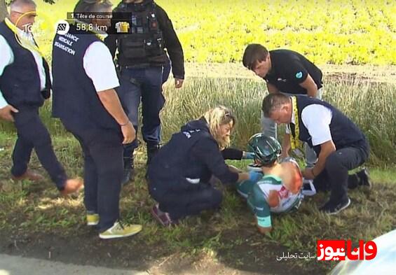 پایان زودهنگام تور دو فرانس برای یاسپر فیلیپسن
