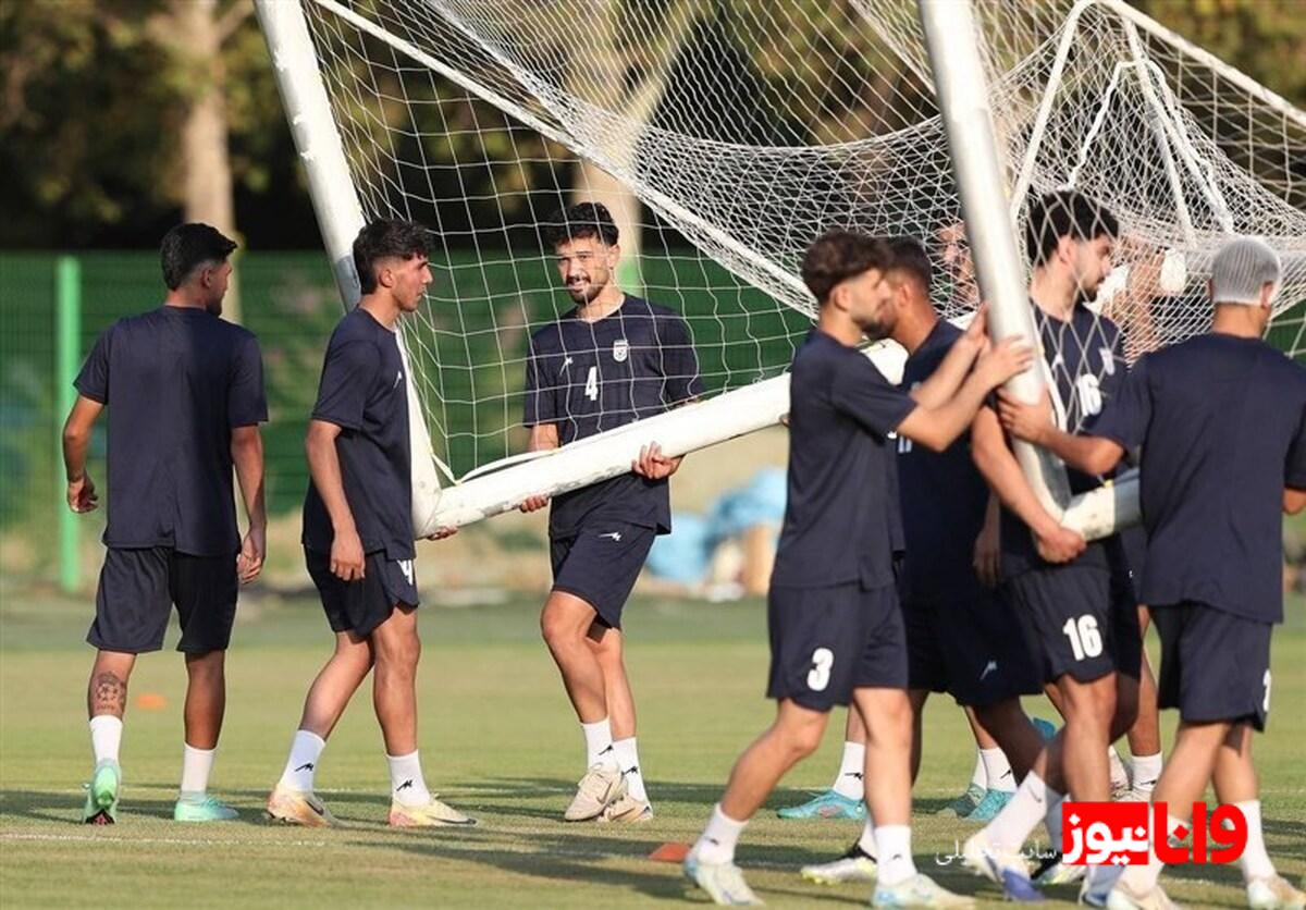 از تمرینات اختصاصی تا غیبت ستارهها: داستان روز تیم امید