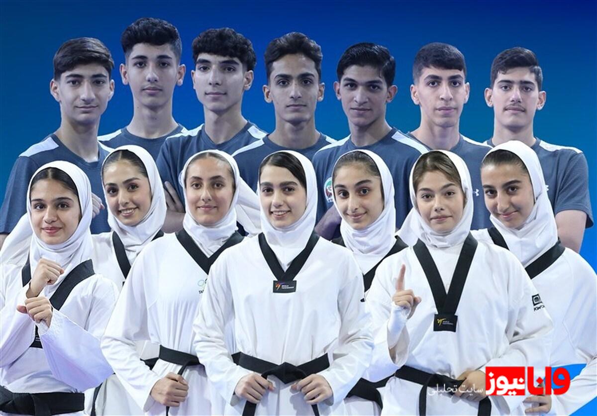 تکواندو نوجوانان آسیا| نایب قهرمانی ایران در قاره کهن با کسب ۱۶ مدال