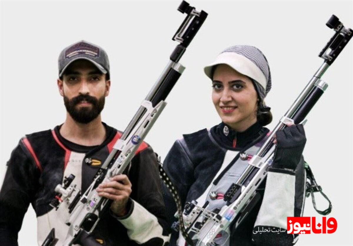 تیراندازی قهرمانی آسیا| صعود تیم میکس تفنگ ۱۰ متر به دیدار ردهبندی