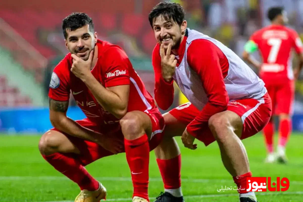 اقدام جالب شبابالاهلی؛ آزمون و عزتاللهی به مدرسه رفتند!+عکس