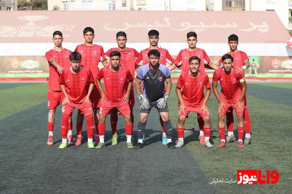 تیم نوجوانان پرسپولیس با درخشش خیرهکننده، صدرنشینی را با پیروزی ۶ بر صفر برابر توانا ادامه داد
