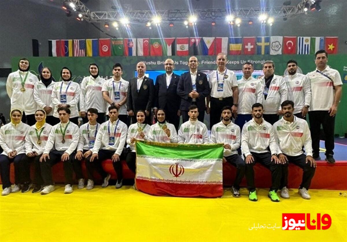 ووشو قهرمانی جهان| محرمی طلایی شد، سیفی و پناهی نقرهای نایب قهرمانی ایران با کسب ۱۰ مدال