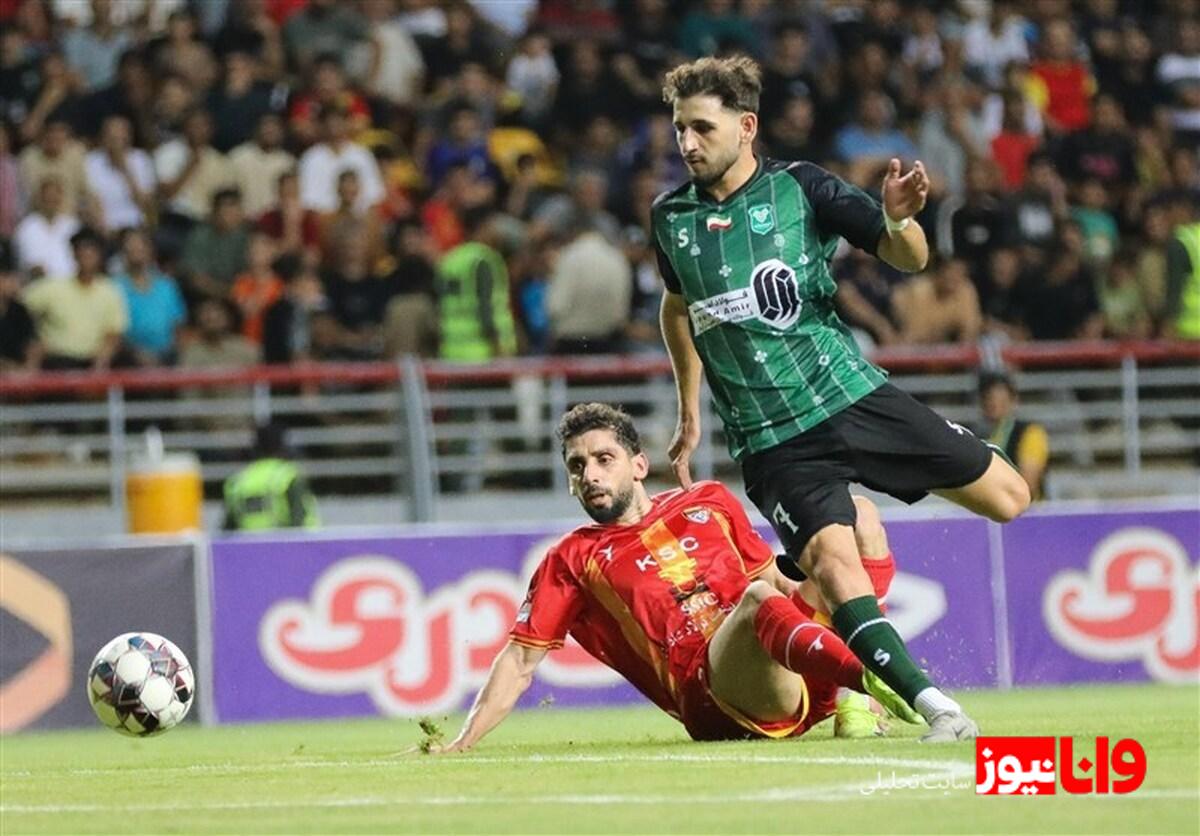 فولاد هم طعم ۳ امتیاز را چشید خیبر باخت و صدر جدول را به گلگهر داد