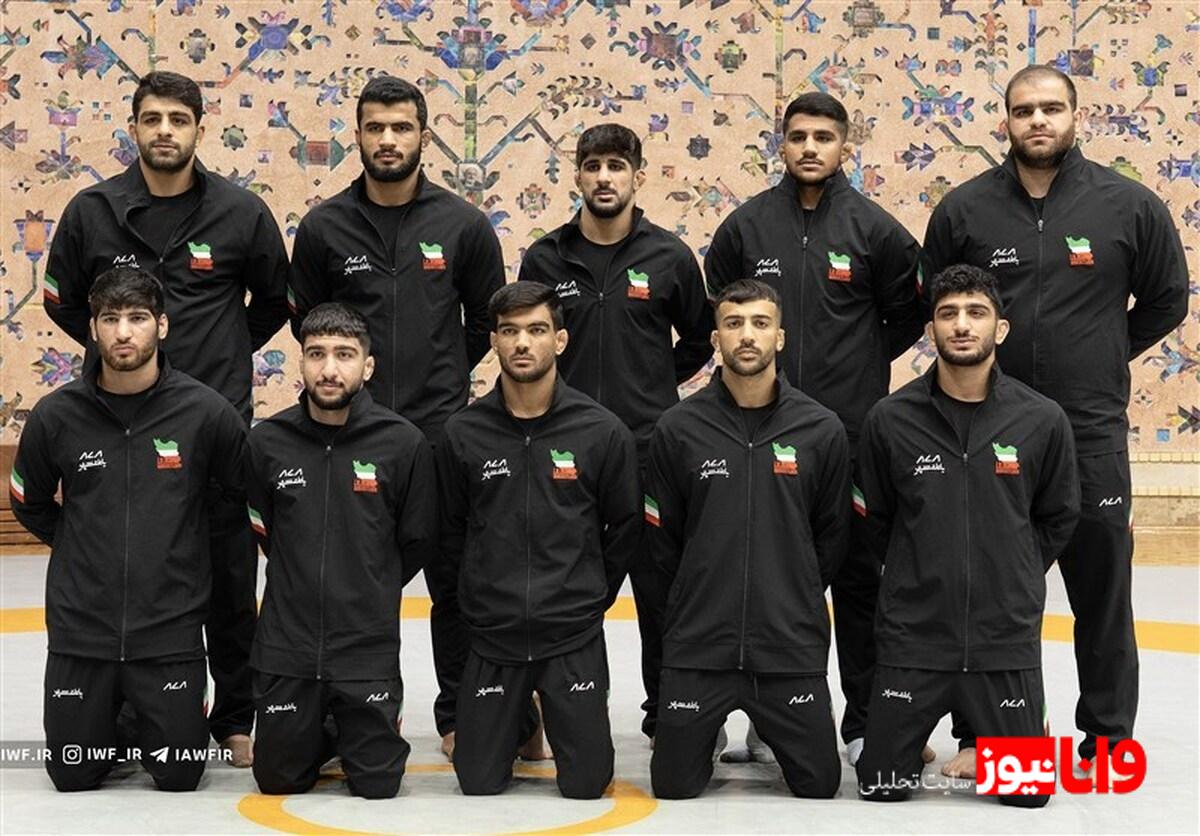 قطعی شدن قهرمانی تیم ملی کشتی فرنگی دَبِل تاریخی ایران در جهان