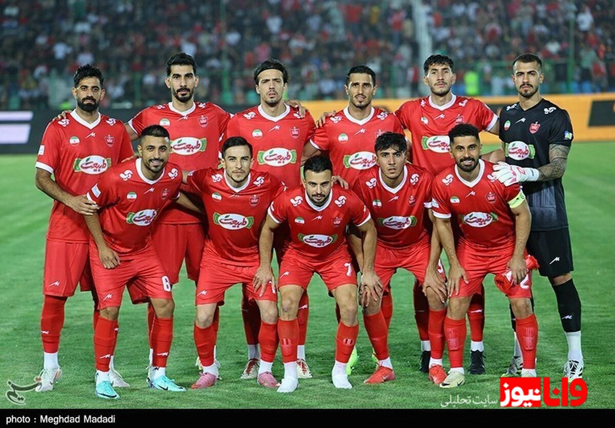 اعلام ترکیب پرسپولیس برای دیدار برابر سپاهان