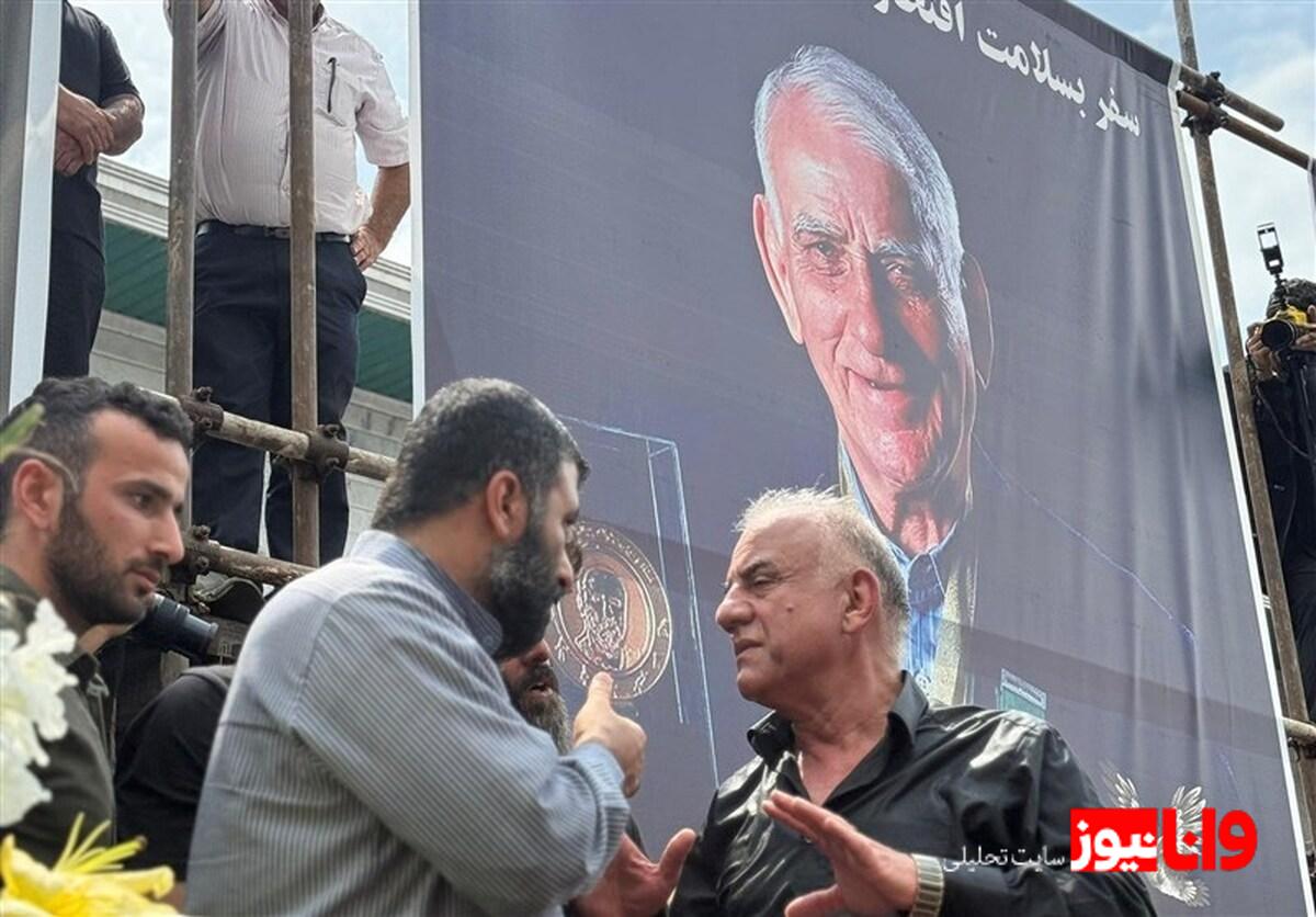 آخرین سفر قهرمان: مراسم تشییع پیشکسوت کشتی کشور در بابل