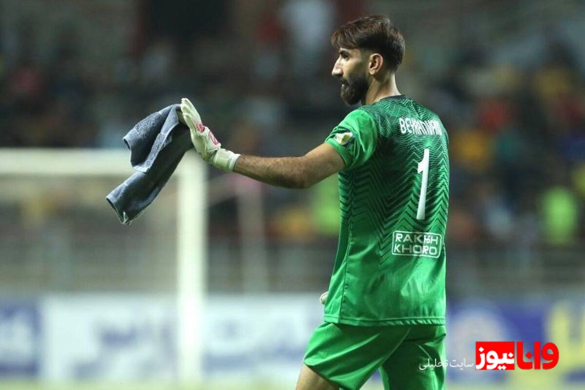 علیرضا بیرانوند: بازگشت از محرومیت به اوج فوتبال ایران واکنش به عصبانیت پرسپولیسیها