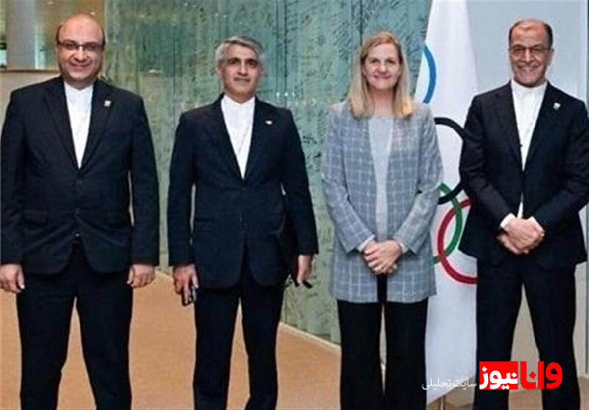 دیدار خسرویوفا و علینژاد با رئیس جدید کمیته بینالمللی المپیک